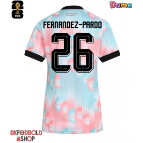 Belgien Matias Fernandez-Pardo #26 Udebanetrøje Dame VM 2026 Kort ærmer Belgien Matias Fernandez-Pardo #26 Udebanetrøje Dame VM 2026 Kort ærmer